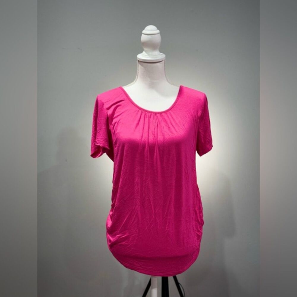 SALE! Pink Ekouaer Nursing Friendly S/S Top Size M EUC